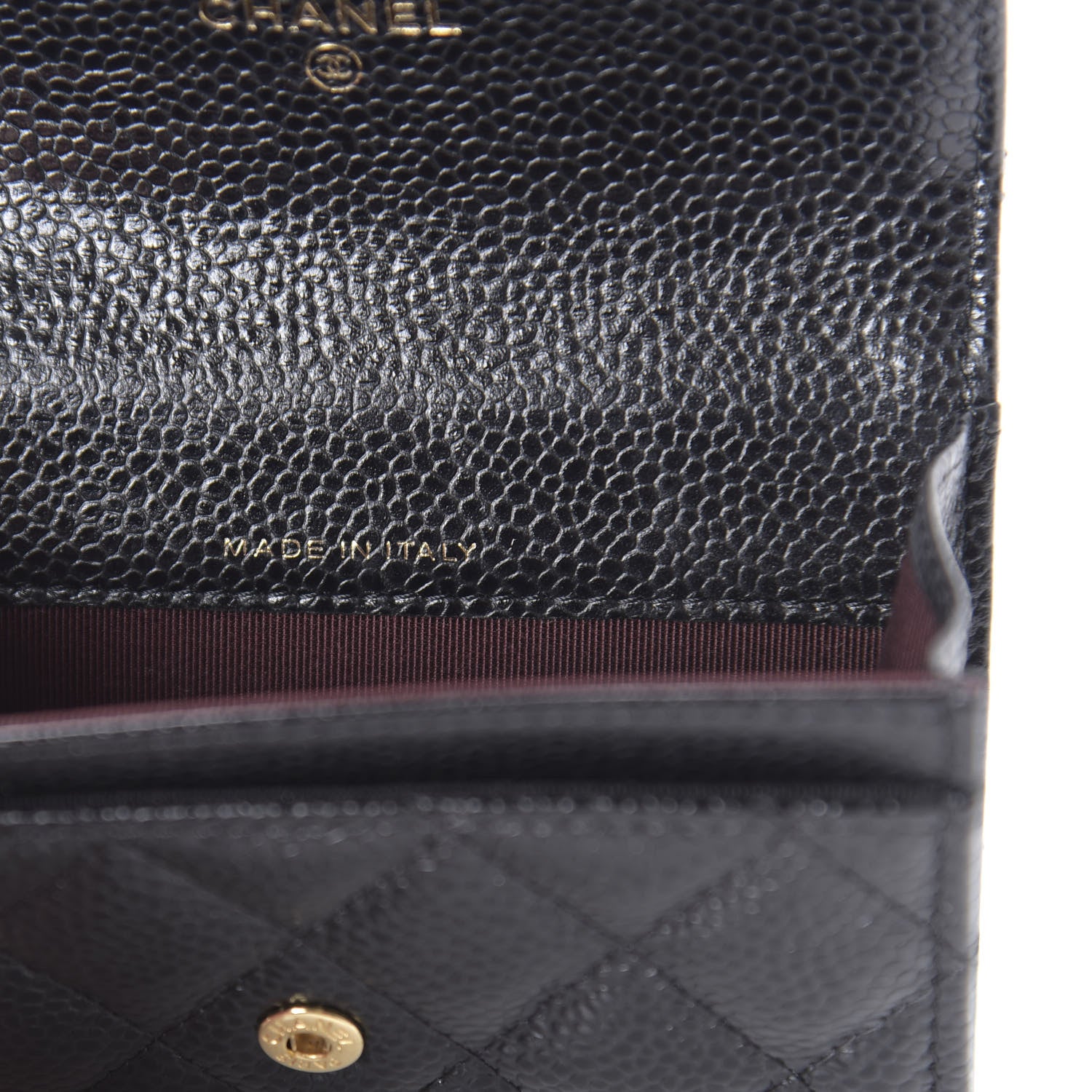 Chanel Caviar Quilted Flap Card Holder Black 9 of 12