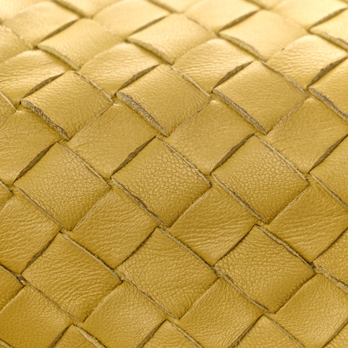 Nappa Intrecciato Small Olimpia Shoulder Bag Chartreuse