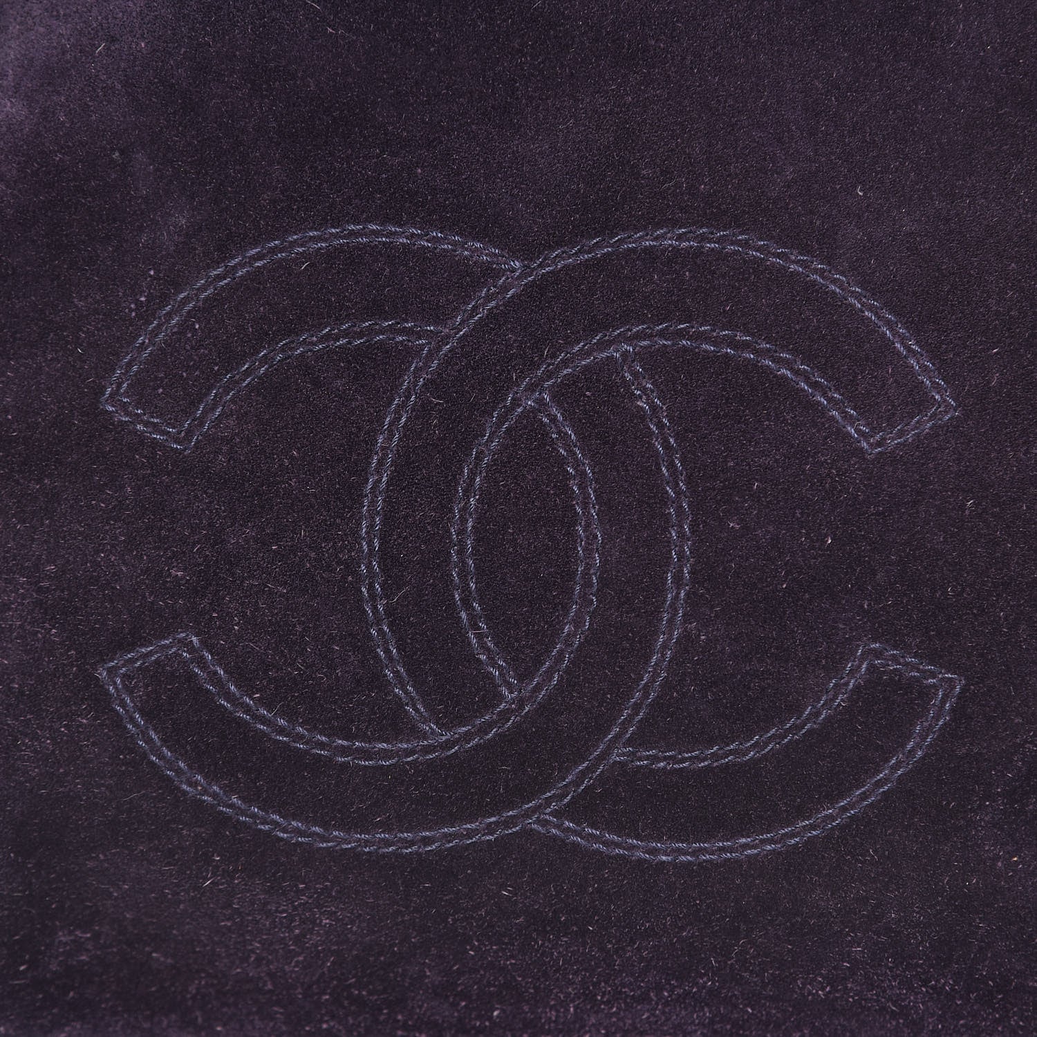 Chanel Suede CC Shoulder Bag Purple 16 of 19