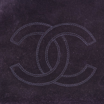 Chanel Suede CC Shoulder Bag Purple 16 of 19