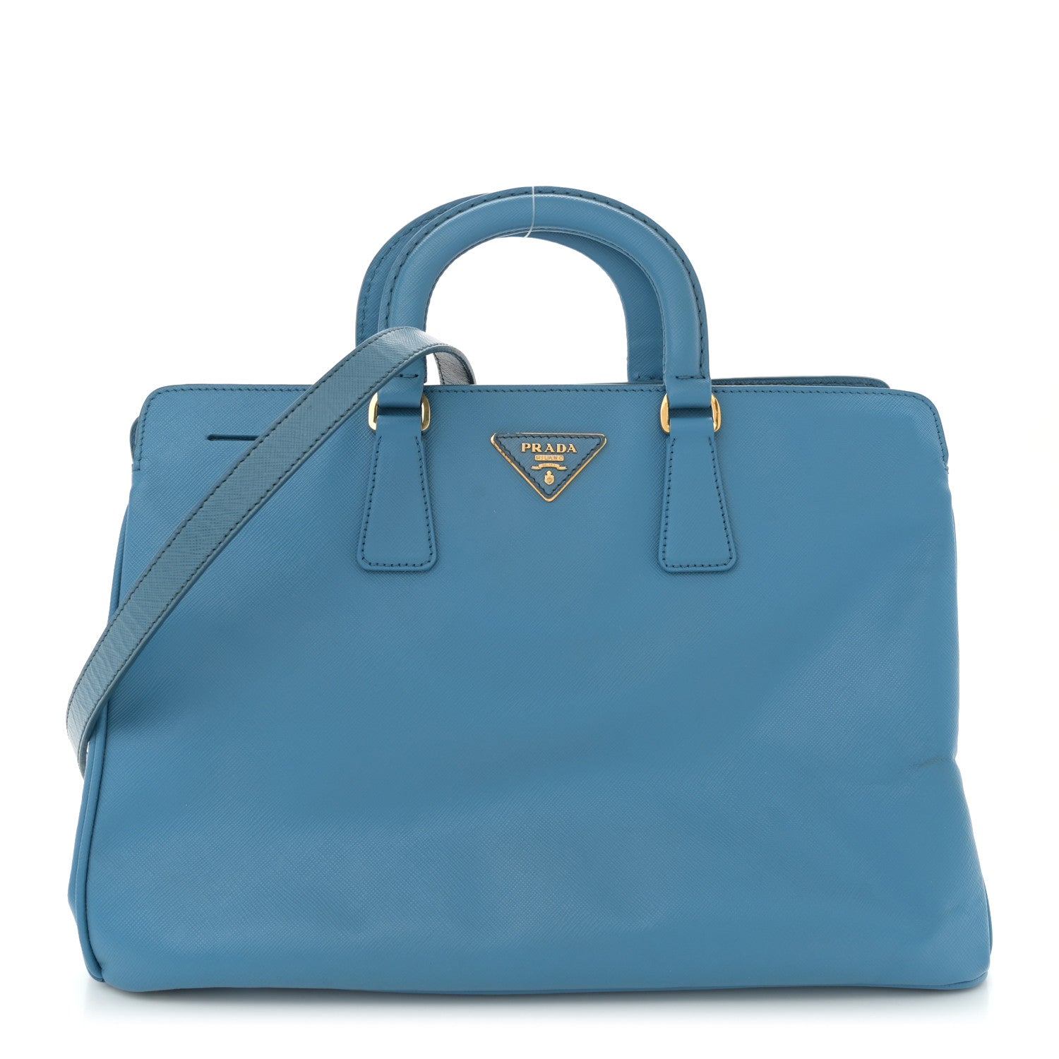 Prada Saffiano Tote Cobalto 1 of 15