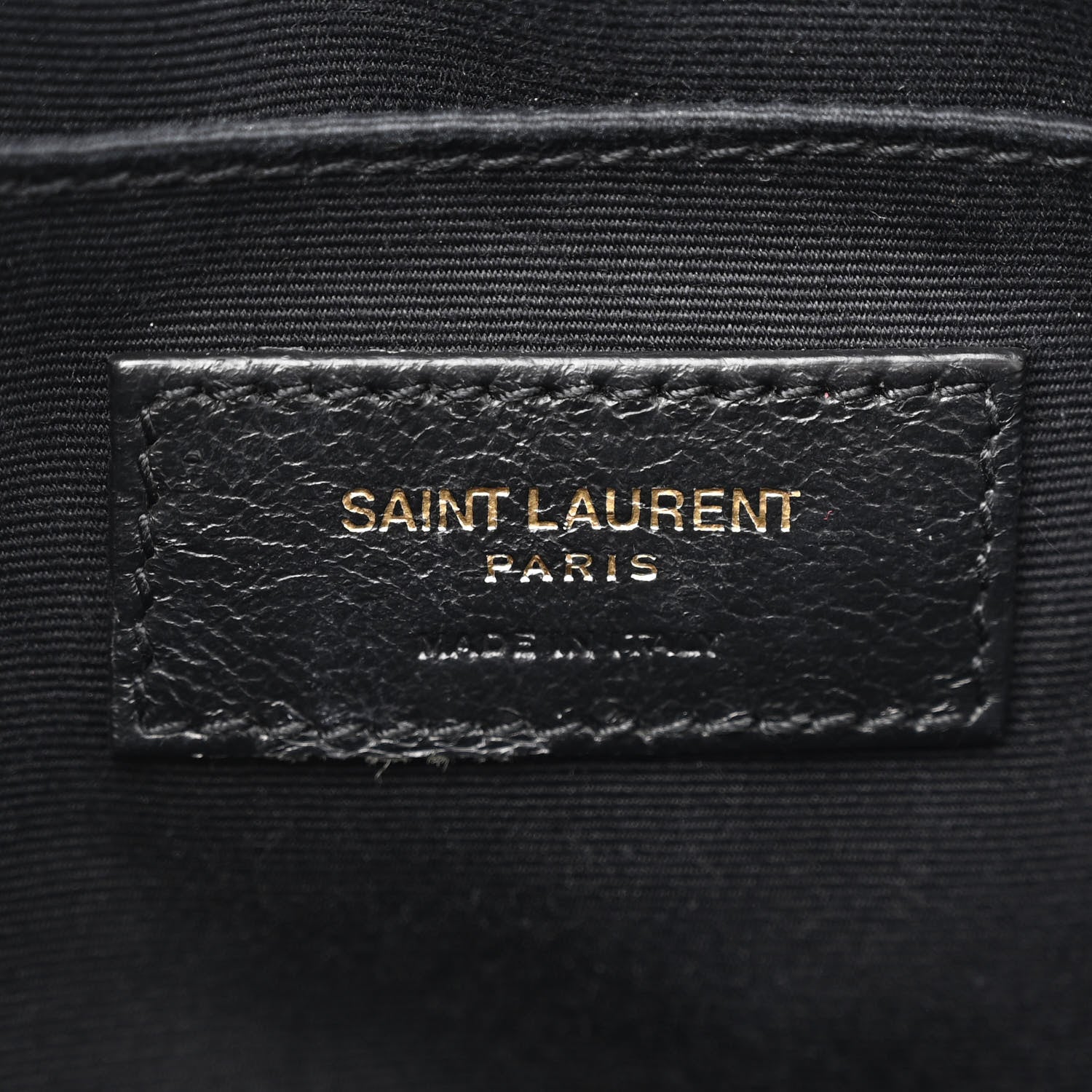 Saint Laurent Calfskin Matelasse Monogram Lou Camera Bag Black 6 of 13