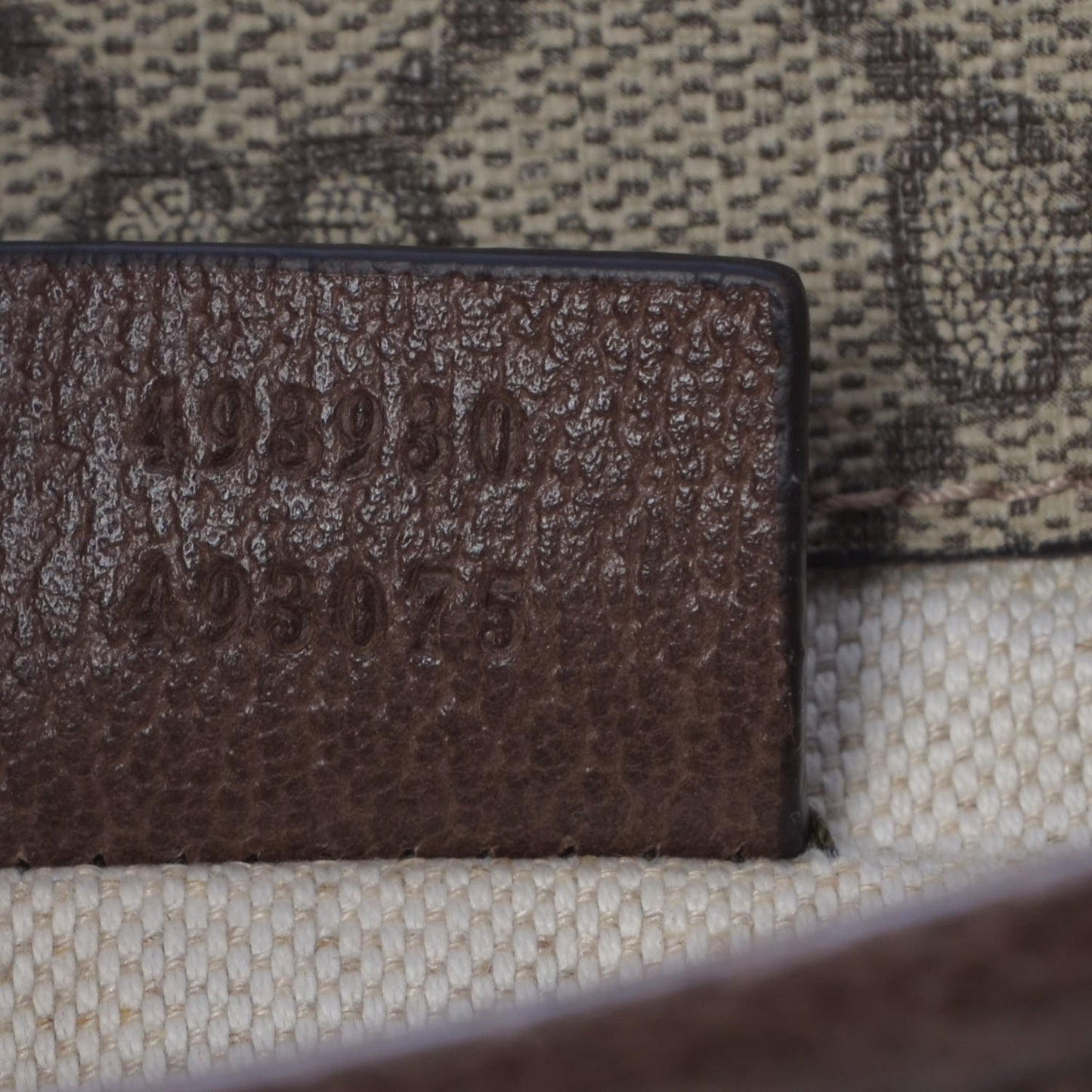 GG Supreme Monogram Neo Vintage Web Belt Bag Brown