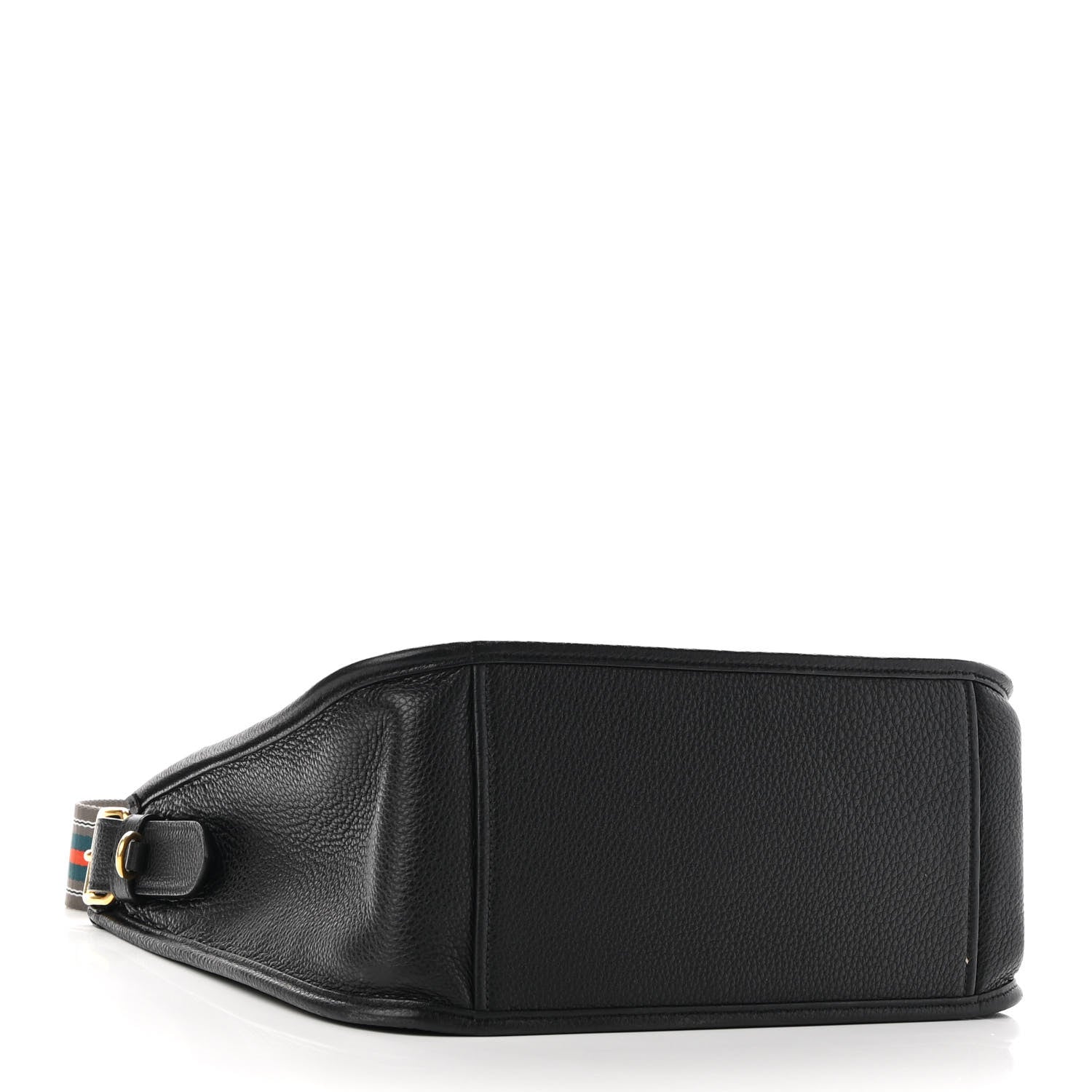 Prada Vitello Daino Hobo Messenger Bag Black 4 of 9