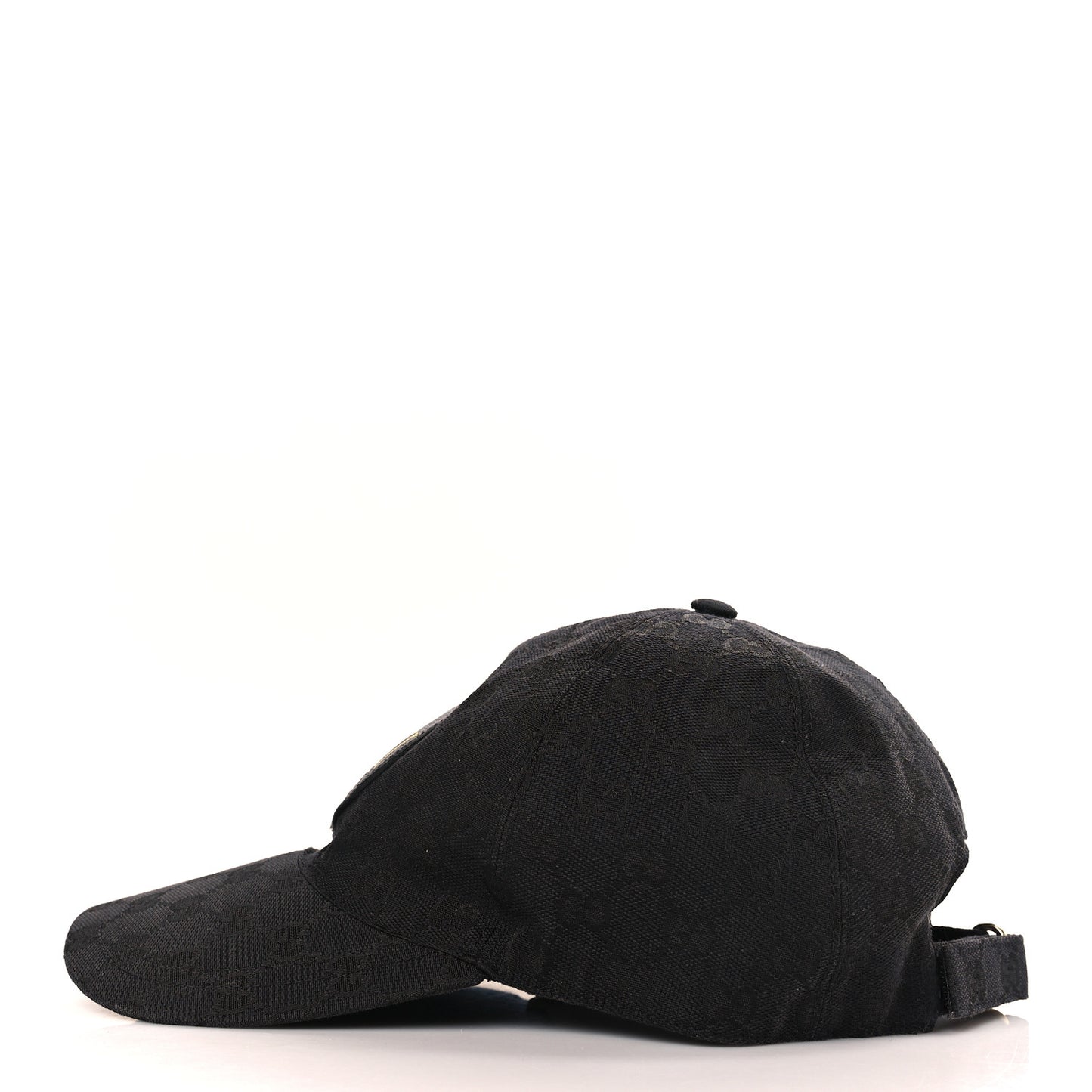 Monogram Textured Dollar Calfskin Zeno Baseball Hat XL Black