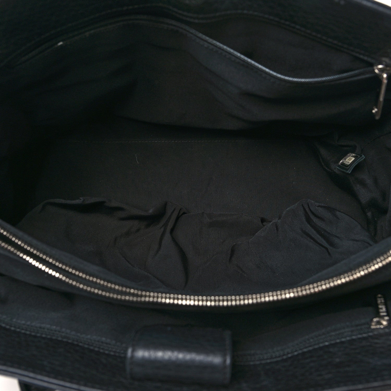 Chanel Calfskin Cerf Executive Shopper Tote Black 6 of 14