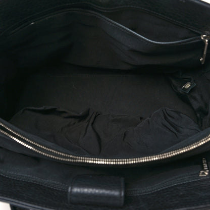Chanel Calfskin Cerf Executive Shopper Tote Black 6 of 14