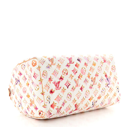 Louis Vuitton Watercolor Aquarelle Speedy 35 White 4 of 12