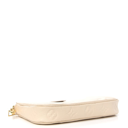 Louis Vuitton Empreinte Monogram Giant Multi Pochette Accessories Mini Pochette Cream 4 of 7