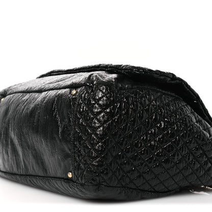Chanel Vinyl XXL Rock and Chain Flap Black 10 of 15