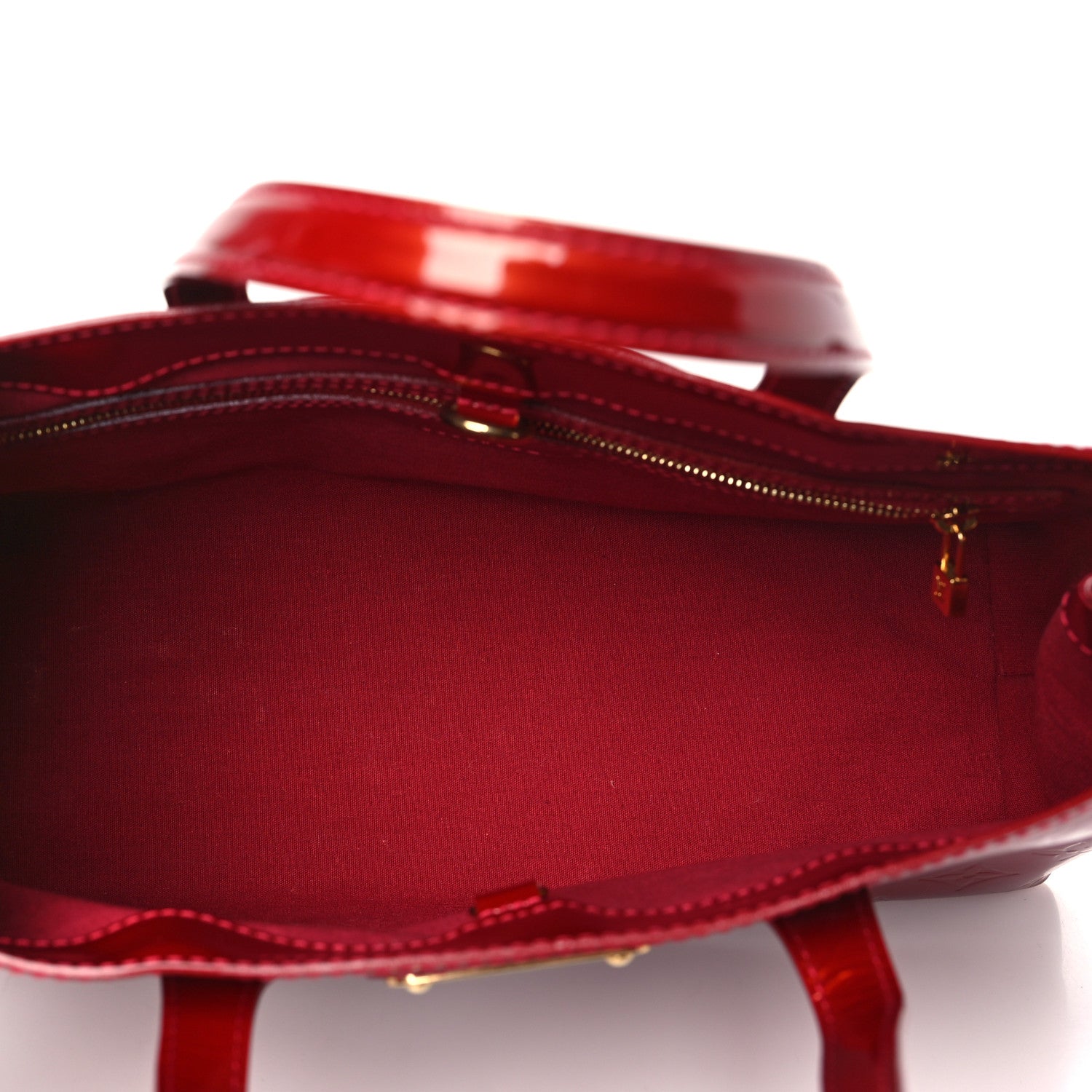 Louis Vuitton Vernis Wilshire PM Pomme D'Amour 5 of 9