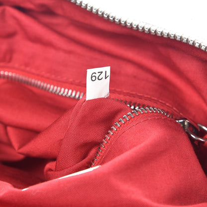 Miu Miu Canvas Calfskin Satchel Fuoco 7 of 9