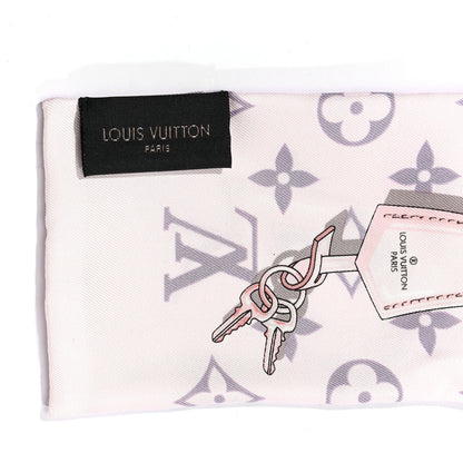 Louis Vuitton Silk Monogram Confidential Bandeau Light Pink 3 of 5