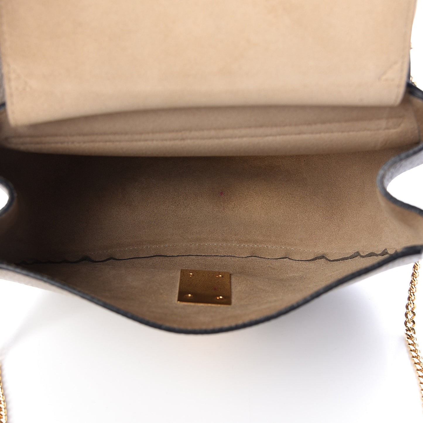 Grained Lambskin Drew Shoulder Bag Motty Grey