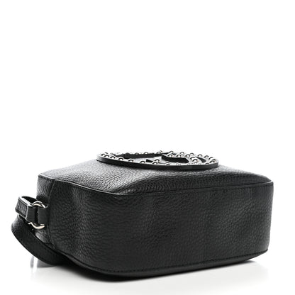Gucci Pebbled Calfskin Studded Small Soho Disco Bag Black 4 of 10