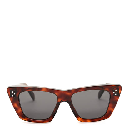Celine Acetate Cat Eye Sunglasses CL40187I Dark Havana 2 of 7
