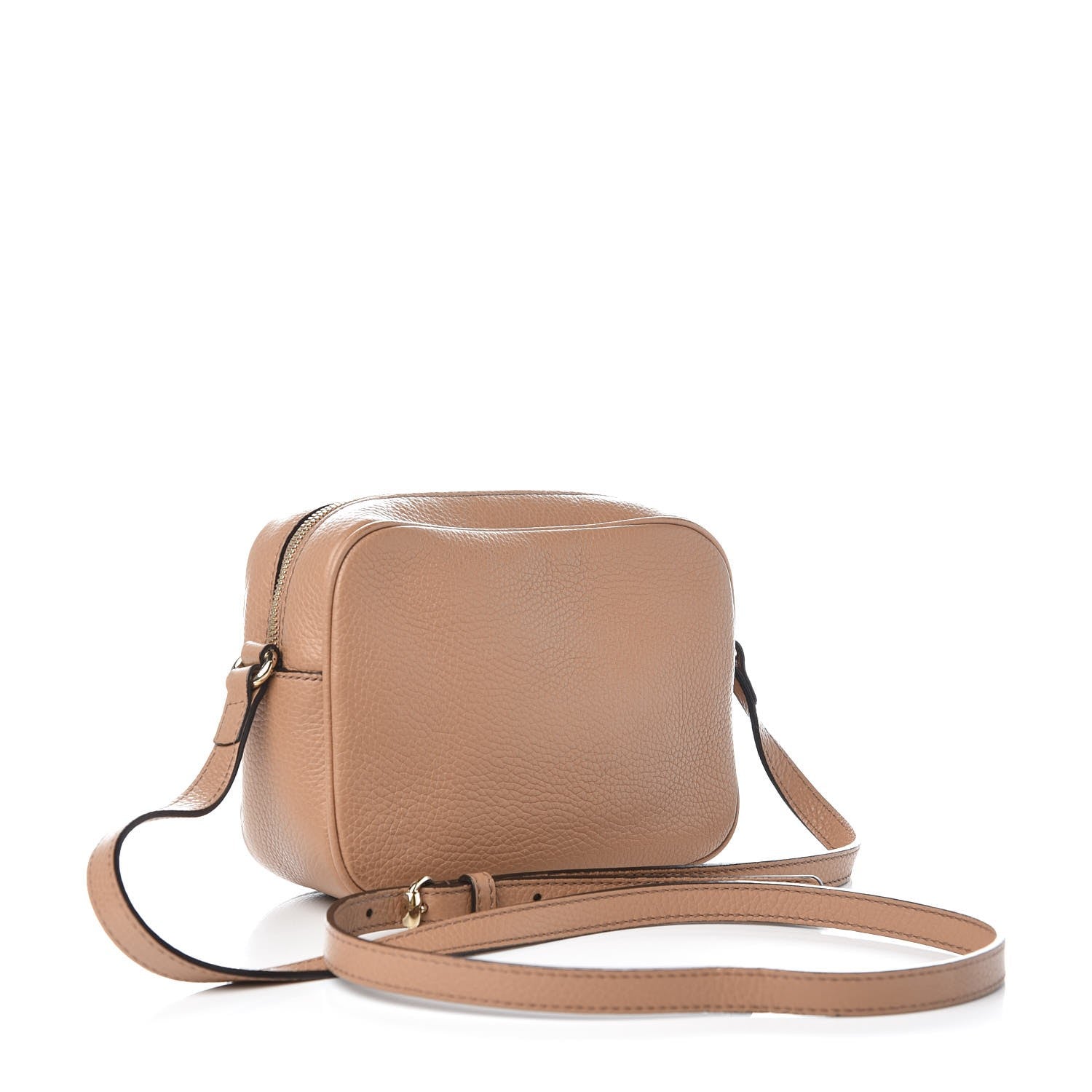 Gucci Pebbled Calfskin Small Soho Disco Bag Rose Beige 3 of 9
