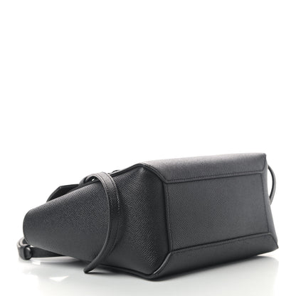 Celine Grained Calfskin Nano Belt Bag Black 3 of 4