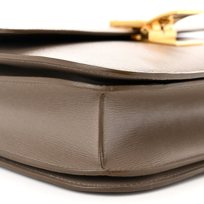 Celine Liege Calfskin Medium Classic Box Flap Bag Taupe 9 of 11