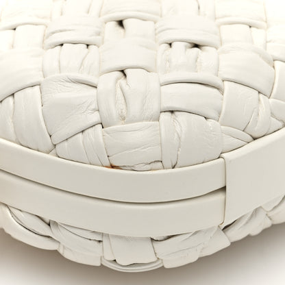 Bottega Veneta Calfskin Intrecciato Knot On Strap Bone 8 of 9