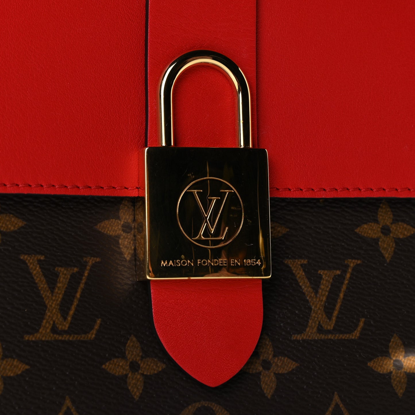 Monogram Locky BB Coquelicot