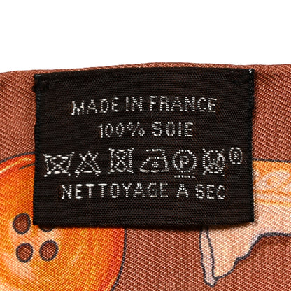 Hermes Silk In The Pocket Twilly Beige Orange Sable 3 of 5