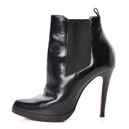 Christian Louboutin Calfskin Booties 38.5 Black 1 of 9