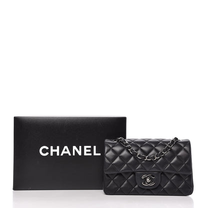 Chanel Lambskin Quilted Mini Rectangular Flap Black 11 of 11