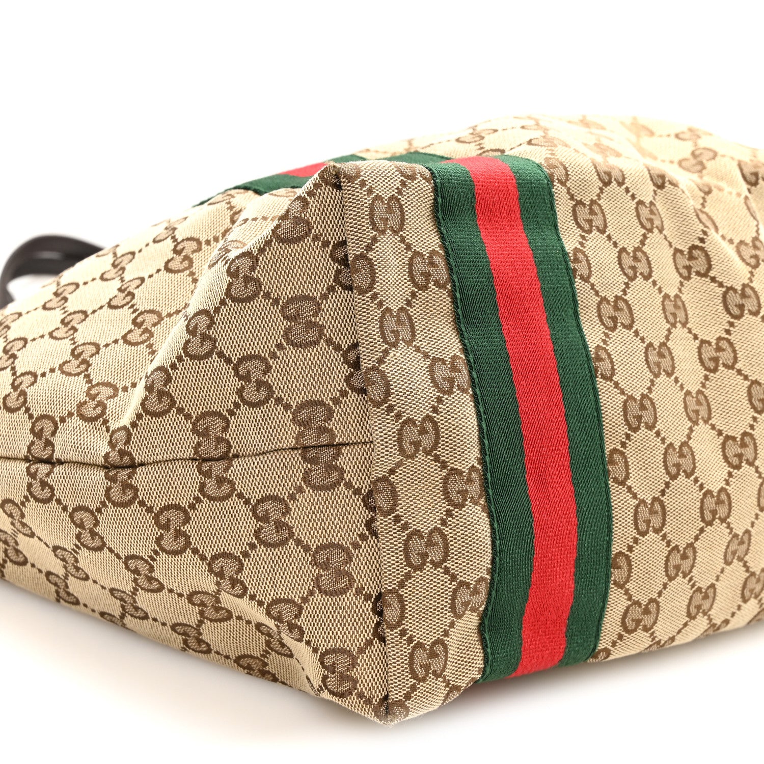 Gucci Monogram Web Large Jolie Tote Brown 9 of 11