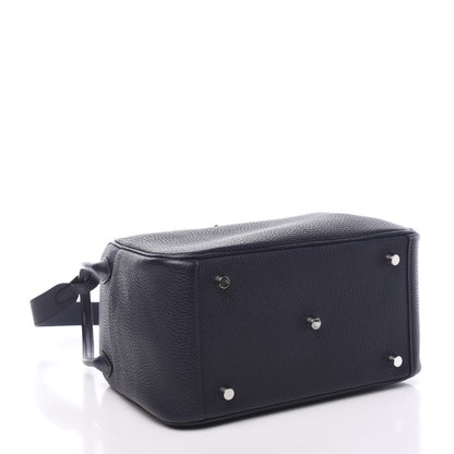 Hermes Taurillon Clemence Lindy 26 Bleu Nuit 3 of 10