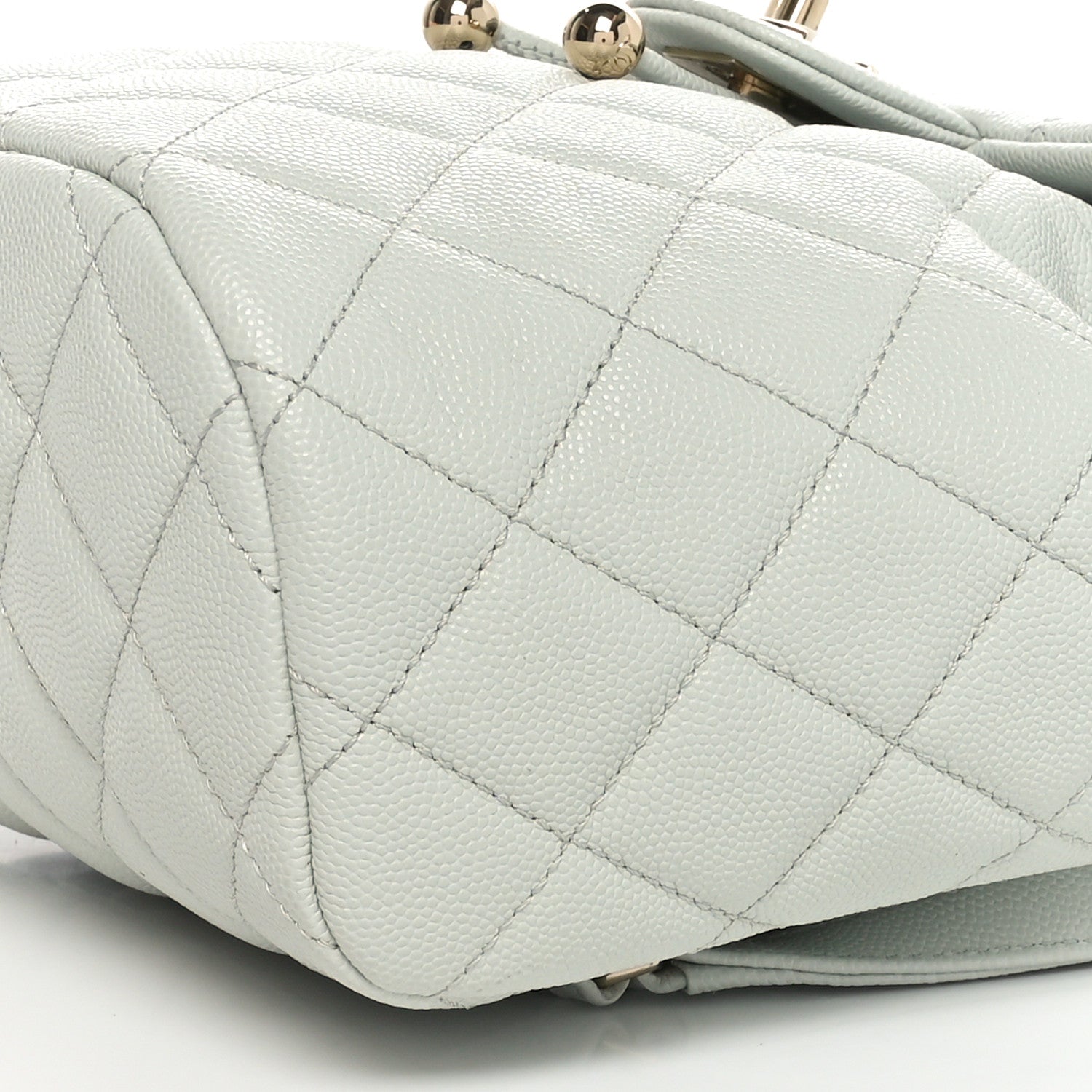 Chanel Caviar Quilted Mini Urban Spirit Backpack Light Blue 10 of 10
