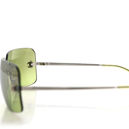 Chanel Crystal CC Logo Sunglasses 4017-D Green 6 of 7