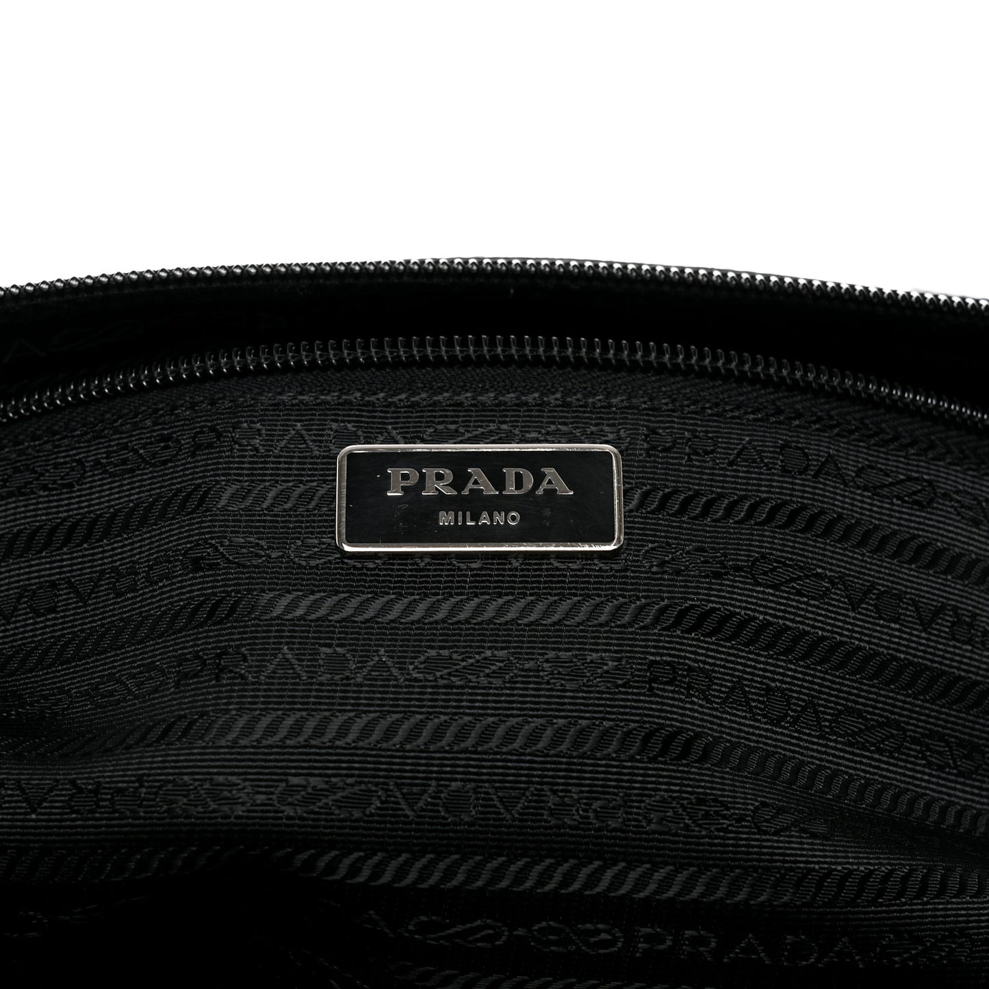 Tessuto Nylon Saffiano Viaggio Duffle Black