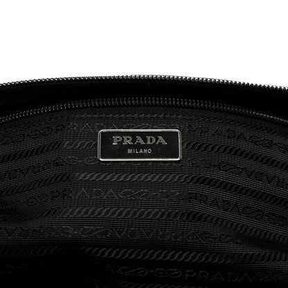 Prada Tessuto Nylon Saffiano Viaggio Duffle Black 7 of 10