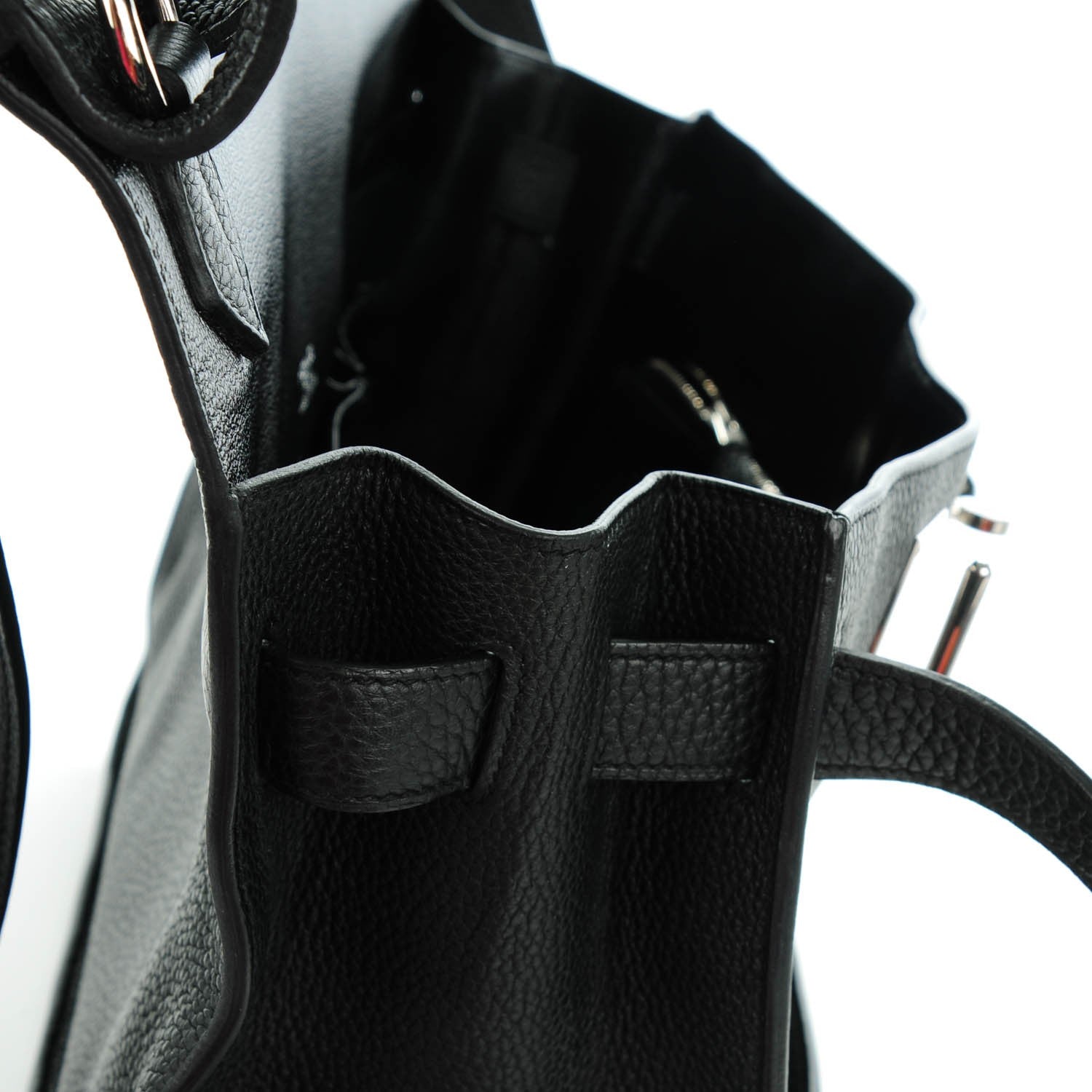 Hermes Taurillon Clemence Jypsiere 34 Black 13 of 20