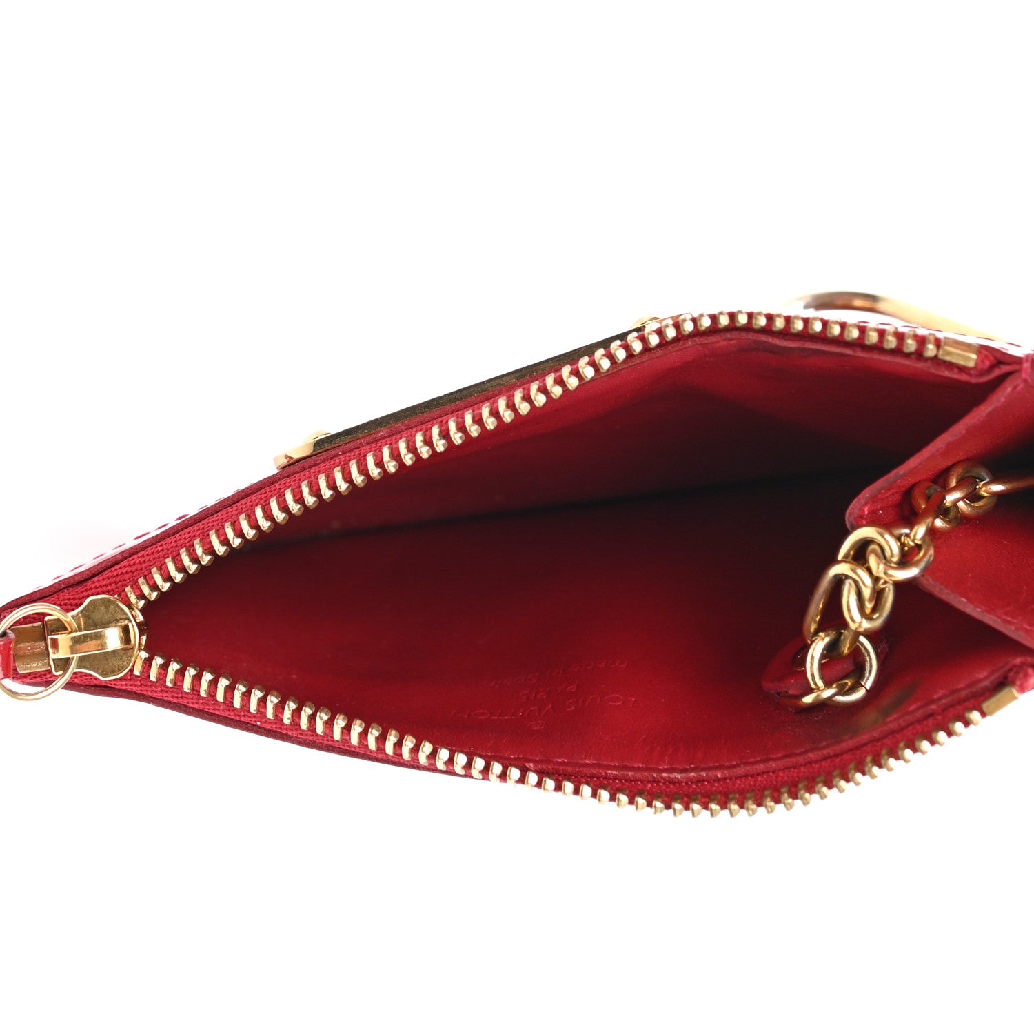 Louis Vuitton Vernis Key Pouch Rose Indien 5 of 10