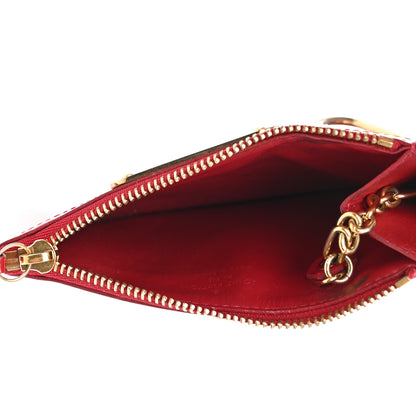 Louis Vuitton Vernis Key Pouch Rose Indien 5 of 10