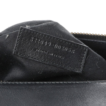 Saint Laurent Calfskin Classic Duffle 6 Black 7 of 11