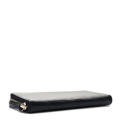 Louis Vuitton Epi Clemence Wallet Black 4 of 7