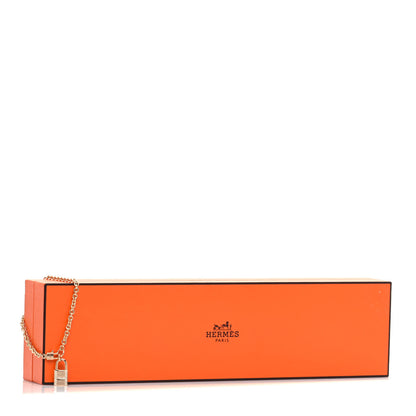Hermes 18K Rose Gold Diamond Amulettes Cadenas Bracelet SH 5 of 5