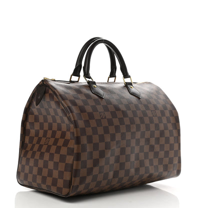 Louis Vuitton Damier Ebene Speedy 35 3 of 8