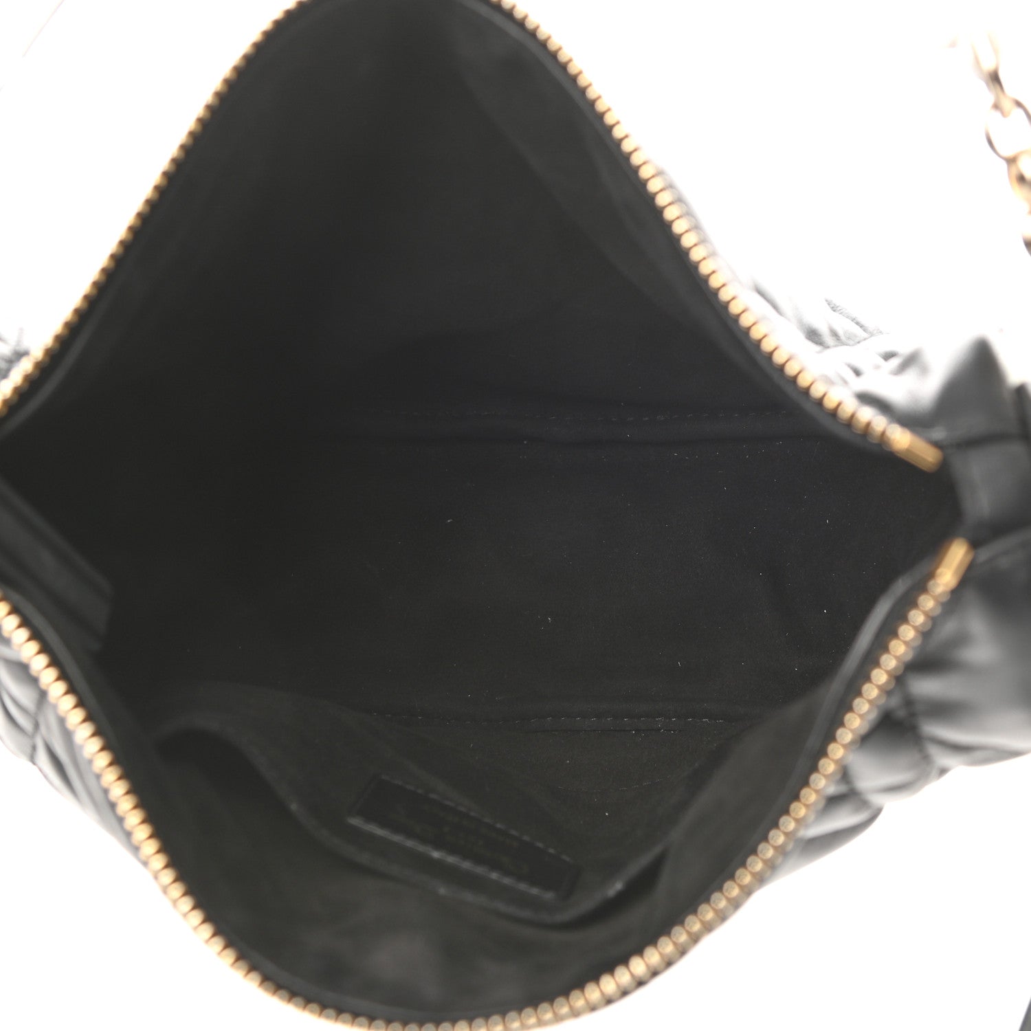 Christian Dior Lambskin Cannage Medium Dior Vibe Hobo Bag Black 6 of 12