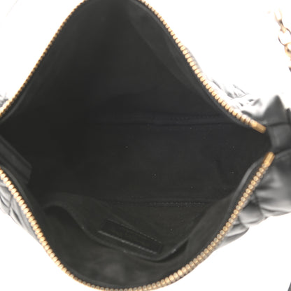 Christian Dior Lambskin Cannage Medium Dior Vibe Hobo Bag Black 6 of 12