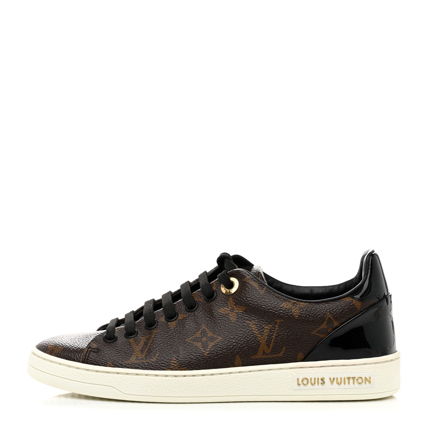 Louis Vuitton Patent Monogram Frontrow Sneakers 35 1 of 10