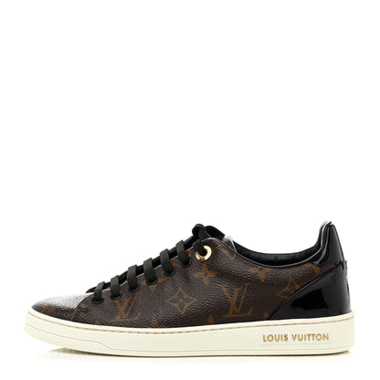 Louis Vuitton Patent Monogram Frontrow Sneakers 35 1 of 10
