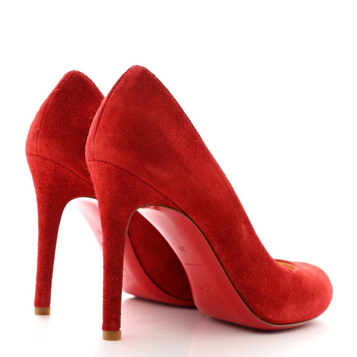 Veau Velours Simple 100 Pumps 36 Loubi