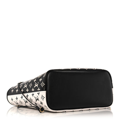 Louis Vuitton Empreinte Spring In The City Neverfull MM Black White Pink 4 of 9