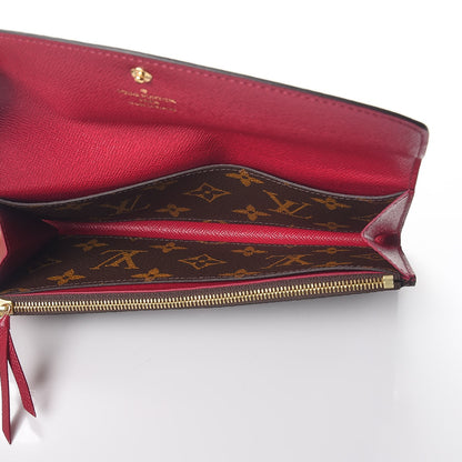 Louis Vuitton Monogram Emilie Wallet Fuchsia 5 of 7
