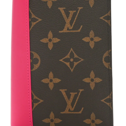 Louis Vuitton Monogram Macassar Passport Cover Fuchsia 6 of 7