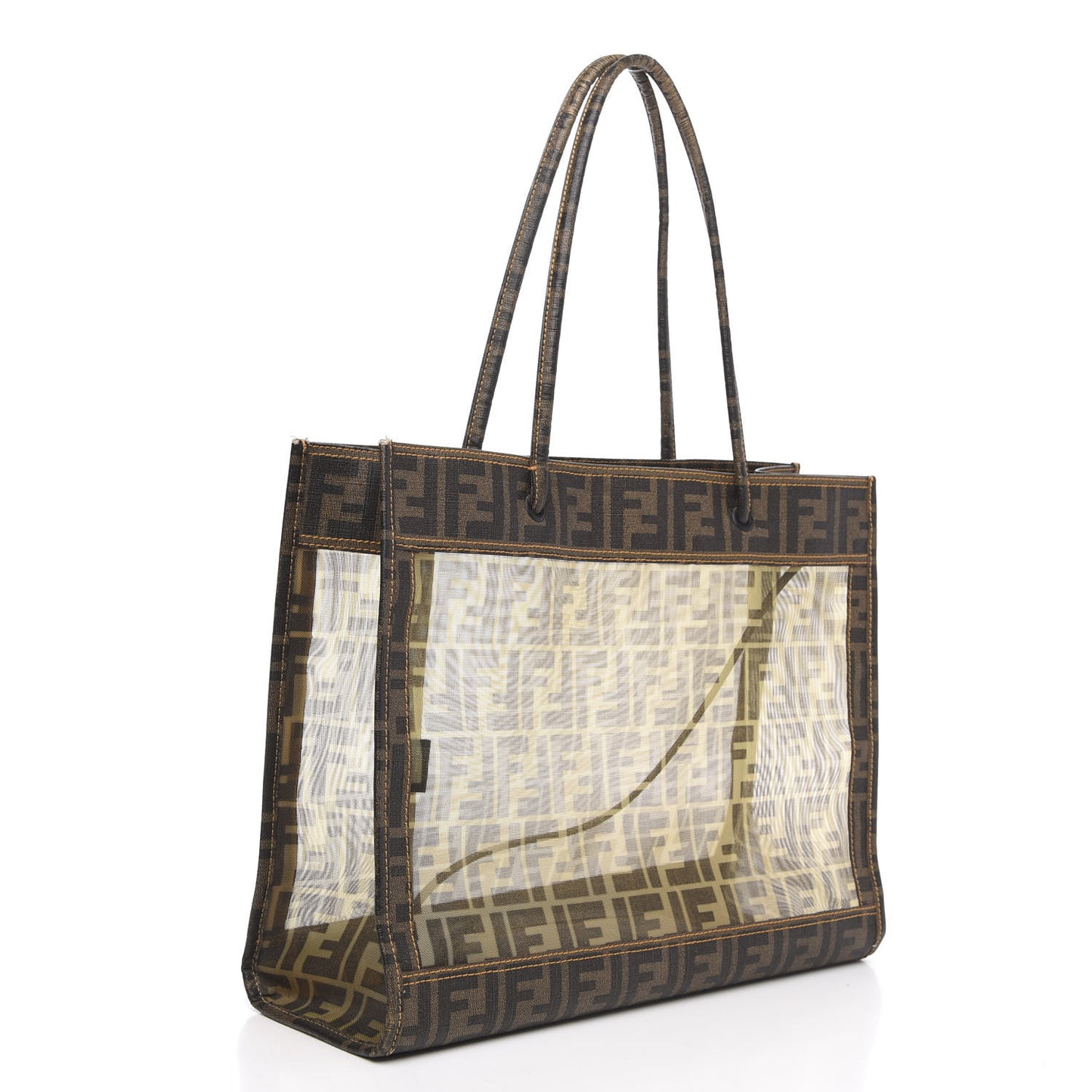 Mesh Glazed Fabric FF 1974 Tote Tobacco